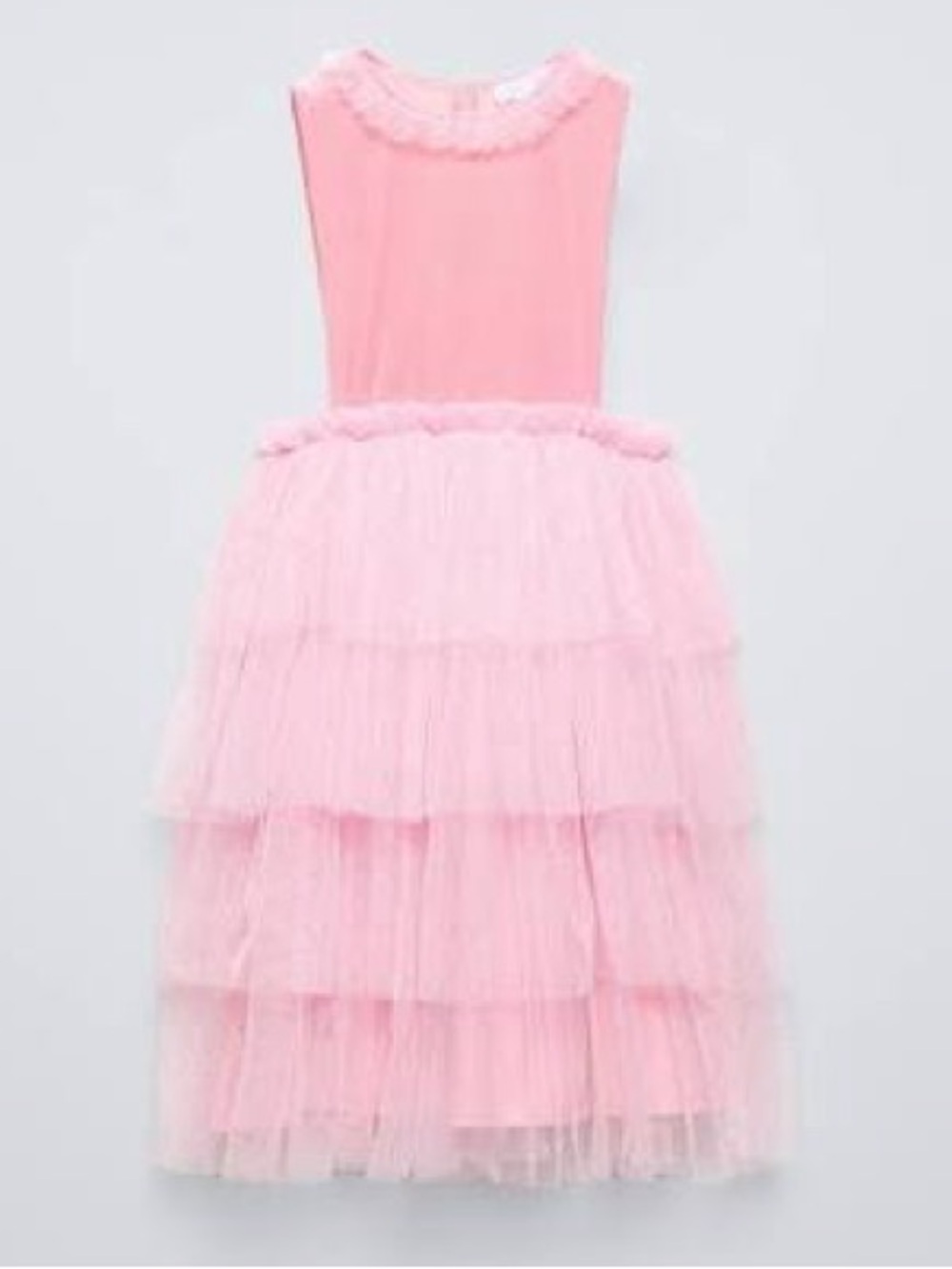 Zara Kids Pink Tulle Princess Costume Dress and Wand